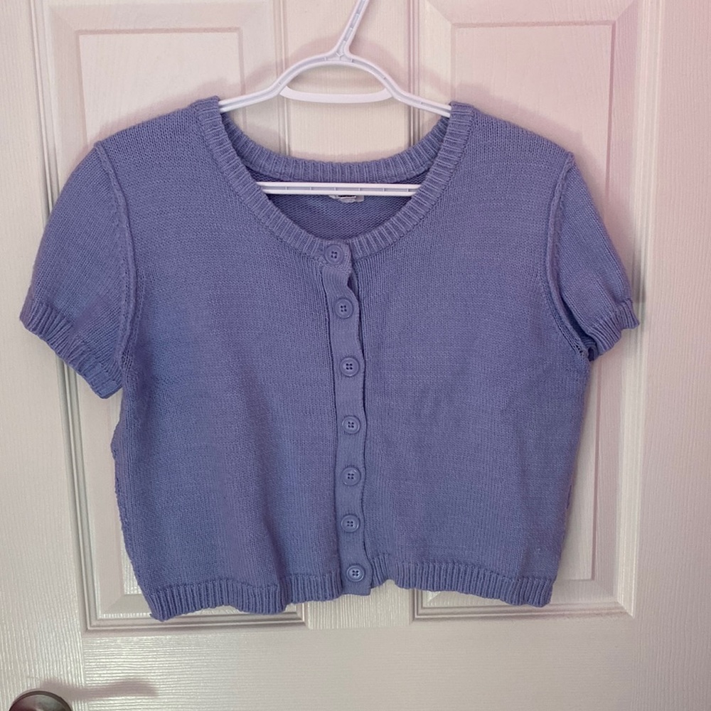 ✨Garage Knit Button Sweater Tee